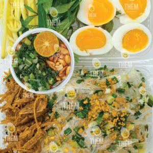 Bánh tráng chấm đặc biệt trứng gà