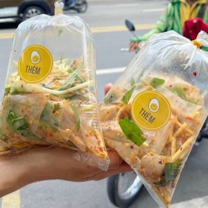 Bánh Tráng Trộn Truyền Thống Chay