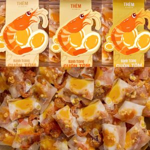 Bánh Tráng Cuốn Tôm Khô Tỏi Trứng Lòng Đào